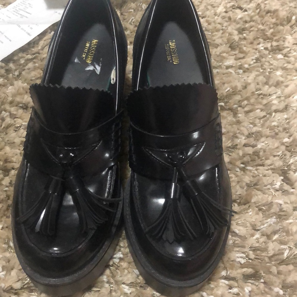 Retro inspired loafer heels